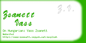 zsanett vass business card